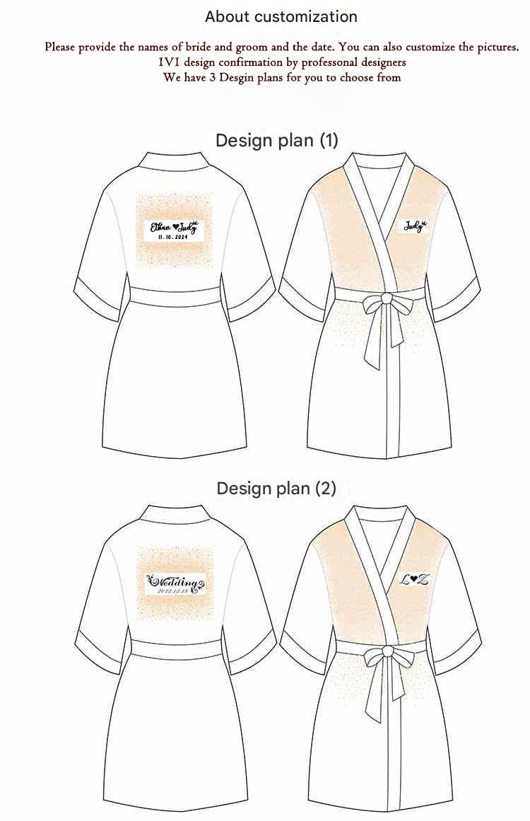 Luxurious Rhinestone Satin Custom Bridal and Bridesmaid Robe – Sparkling Elegance for Weddings SelenaHuanStudio