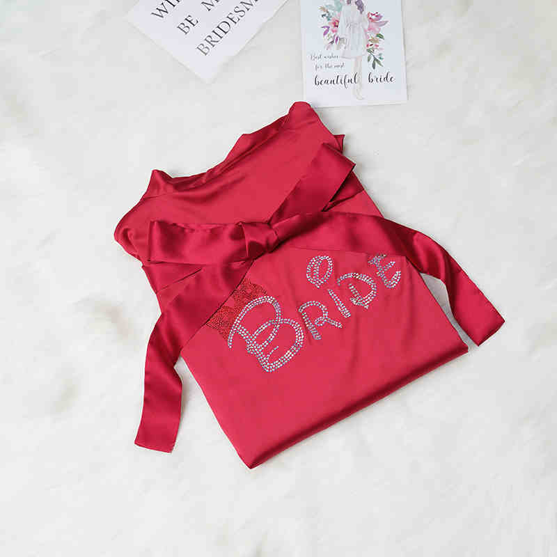 Custom Satin Bridesmaid Robes – Personalized with Name, Title, or Date | Wedding Party Gifts SelenaHuanStudio