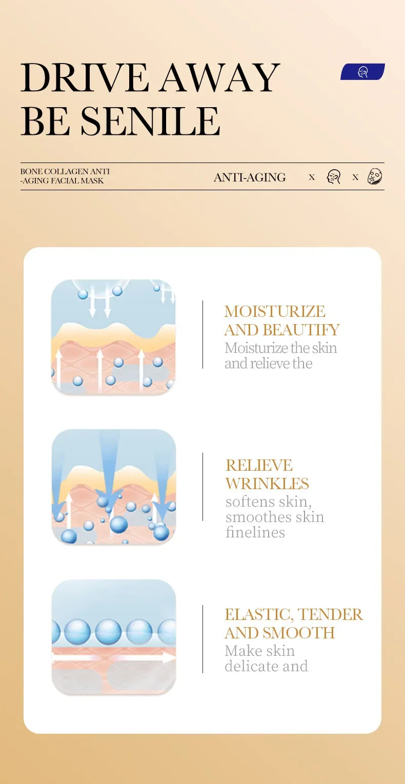Hyaluronic Acid Collagen Face Masks Luxlife Brands