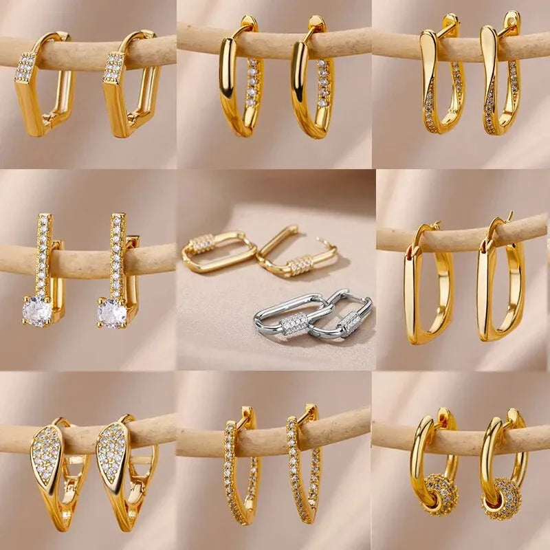 Mystical Madam Hoop Earrings LUXLIFE BRANDS