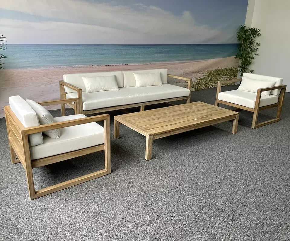 Garden Furniture Deep Seating Patio Set Sun Lounger Outdoor Furniture Daybed