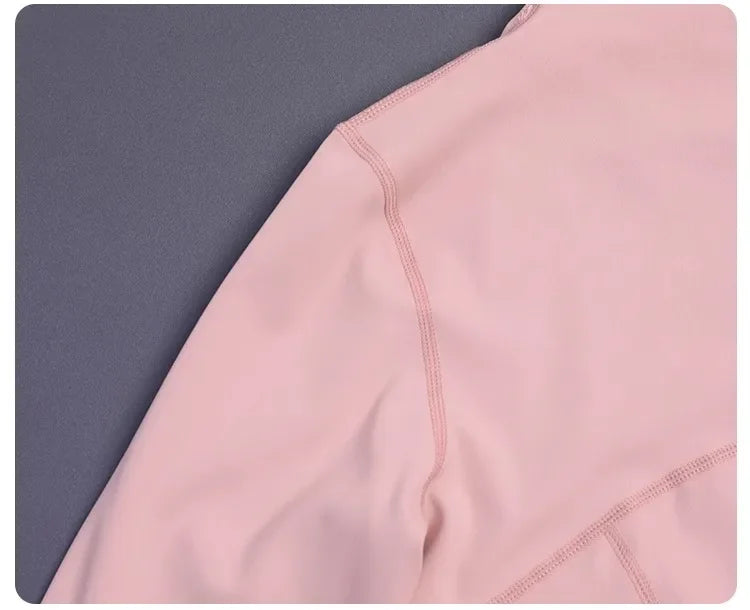 Women's Slim Fit Yoga Zip Top Luxlife Brands