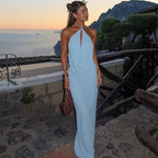 Sunset Crop Top And Maxi Long Skirt Luxlife Brands