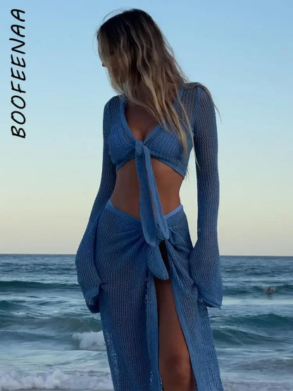 Bahamas Crochet Skirt Set LUXLIFE BRANDS