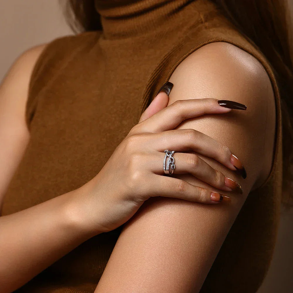 ATTAGEMS S925 Moissanite Rings for Women Sliver 18K Gold Plated D Color VVS1 Diamond Vintage Wedding Party Fine Jeweley Gift