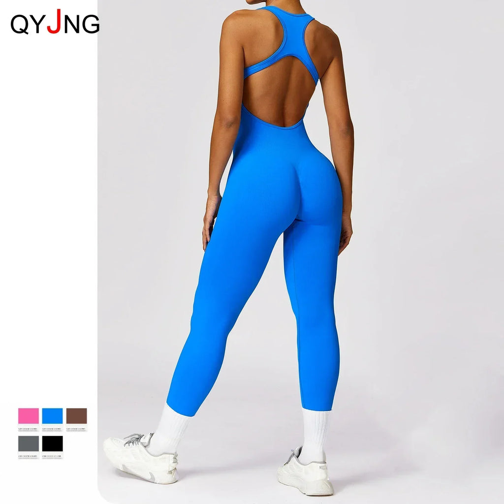 Seamless Gym Sport Jumpsuit