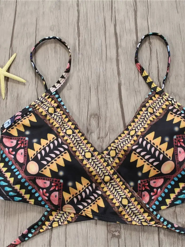Aztec Brazilian Bikini LUXLIFE BRANDS