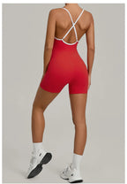 Workout Jumpsuit Sports Overalls Women Rompers Gym Clothing Running Bodysuits Fitness Suits Gym Tracksuit Sportswear Yoga Set Luxlife Brands