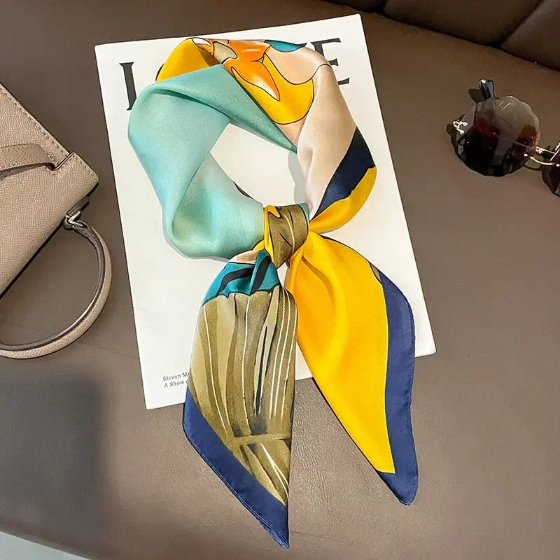Saturday Afternoon Silk Square Scarf