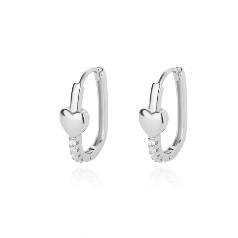 Square Circle Hoop Earrings For Women Luxury Stainless Steel Earrings 2023 Trending Wedding Jewelry Free Shipping aretes mujer