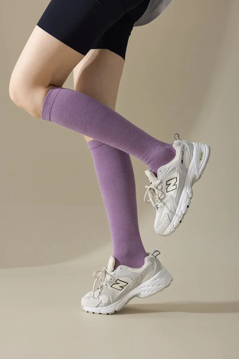Pilates Cotton Compression Socks Anti Slip