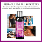 2.7fl.oz peach tanning cream self-tanning waterproof long-lasting beach sunbathing to create charming bronze skin Luxlife Brands