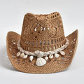 Summer Hand Woven Straw Hat for Women Shell Decoration Holiday Beach Sun Hat Chapeu Panama Feminino Luxlife Brands