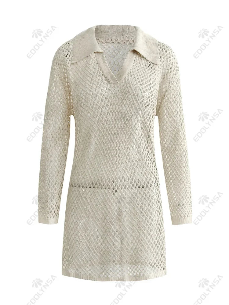 Lazy Day Long Sleeve Swimsuit Cover Up