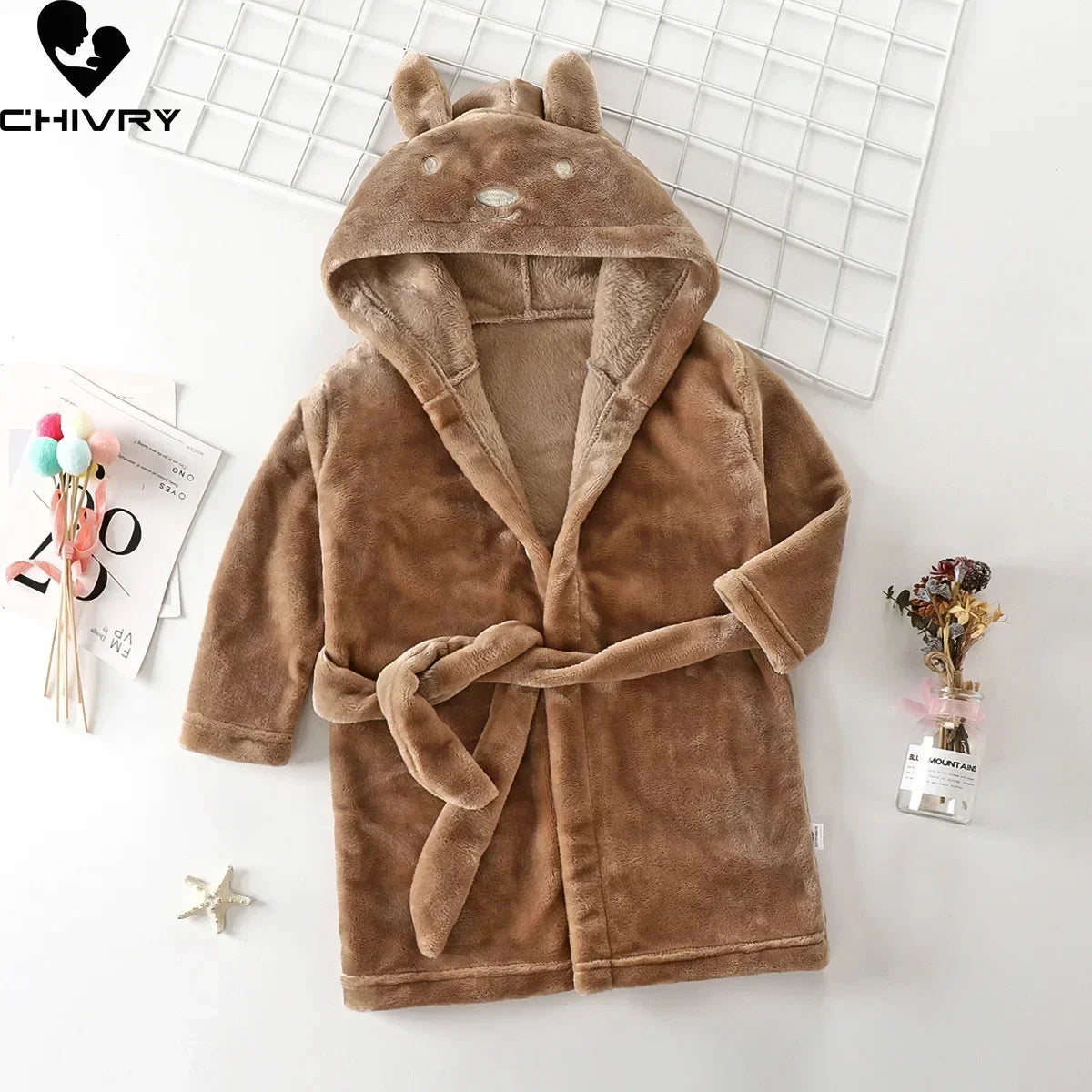 LUXKids Flannel Pajama Robe LUXLIFE BRANDS