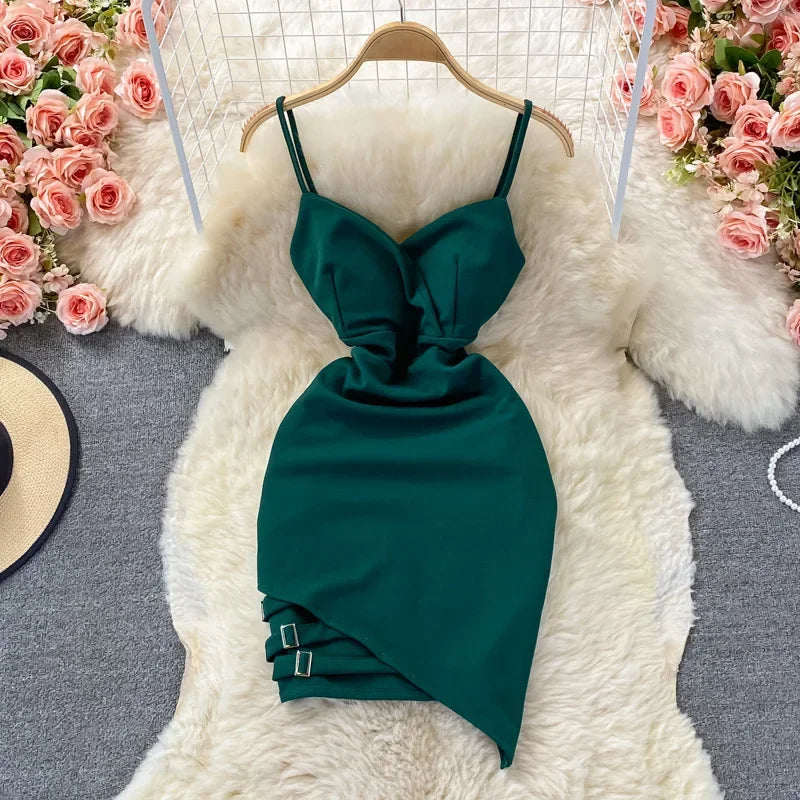 Lady In Red Mini Dress