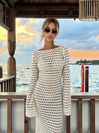 Bali Bell Sleeve Beach Maxi Dress Luxlife Brands