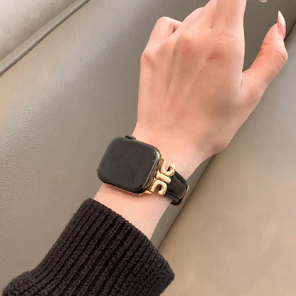 Lux Leather Strap For Apple Watch