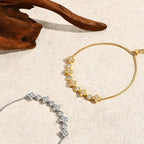 LUX FINE JEWELRY | Starlight D Color VVS1 Moissanite S925 SS Bracelet - Adjustable 24cm Luxlife Brands