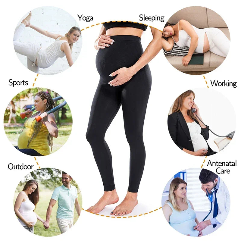 High Waist Maternity Leggings Body Shaper
