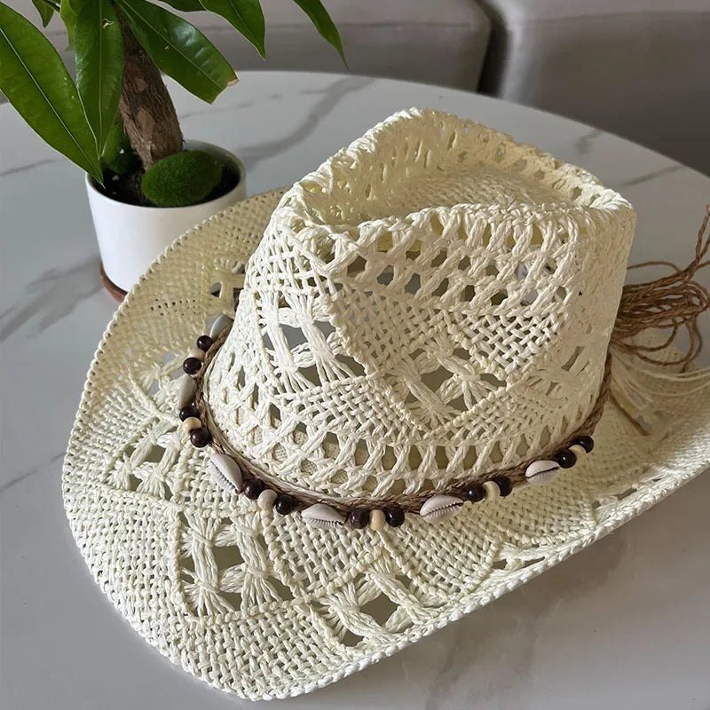 Boho Beach Straw Hat