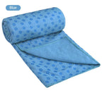 Yoga Mat Cover Towel Non-Slip Sweat Absorbent Solid Foldable Portable Pilates Exercise Sports Travel Fitness Blanket 183CM*63CM Luxlife Brands