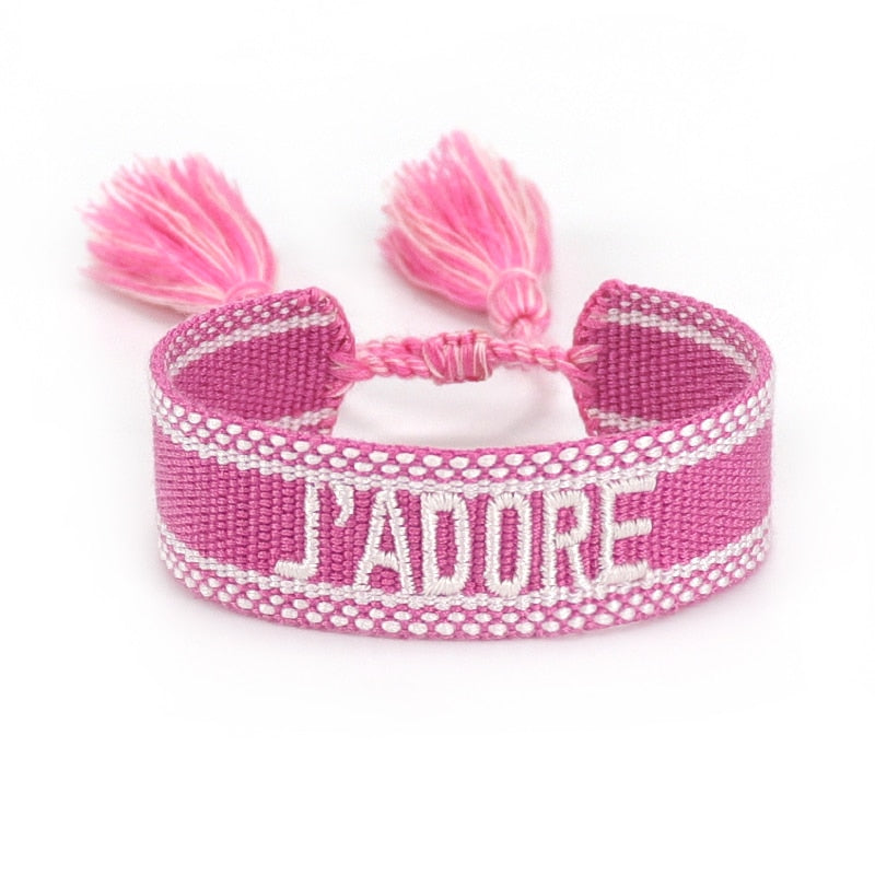 2023 Woven Friendship Bracelets Adjustable Rope Bangle For Women Vintage Braided Tassel Bracelets Wholesale Jewelry