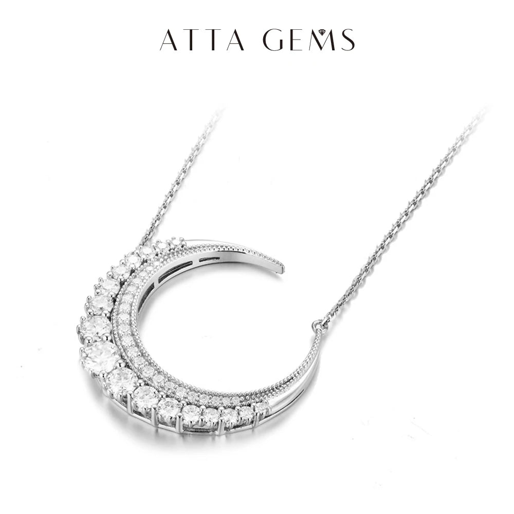 LUX FINE JEWELRY | Lunar Brilliant Cut VVSI Pendant Necklace Luxlife Brands