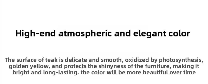 Outdoor Sofa, Creative Garden Courtyard Teak Furniture, Waterproof and Sun-proof, Outdoor Open-air Sofa Set