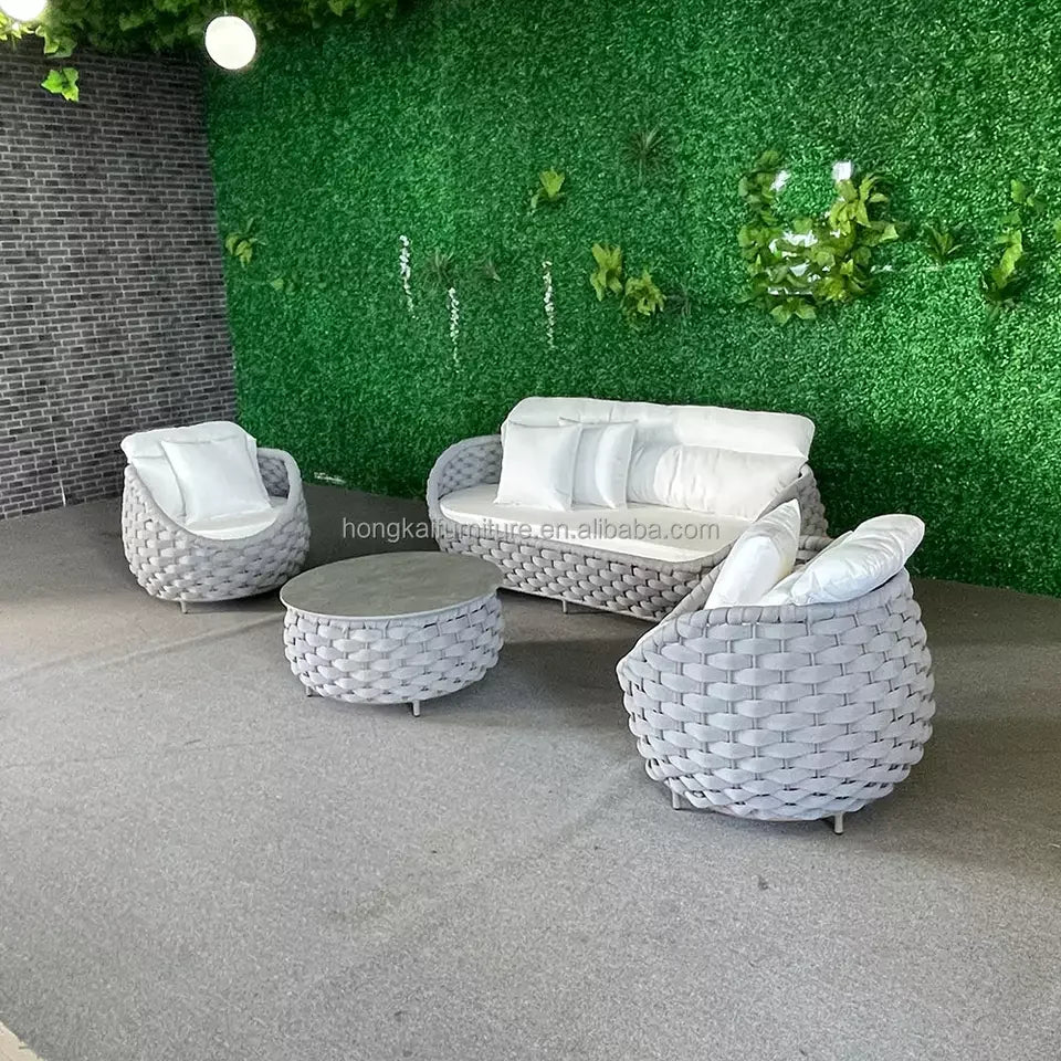 Garden Furniture Deep Seating Patio Set Sun Lounger Outdoor Furniture Daybed