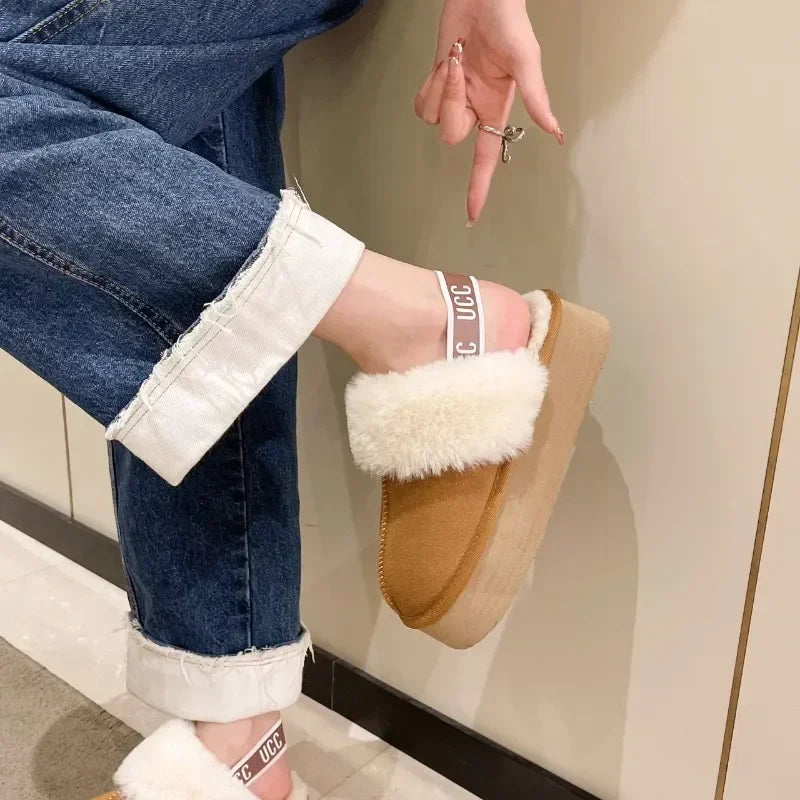 Women's Platform Slippers LUXLIFE BRANDS