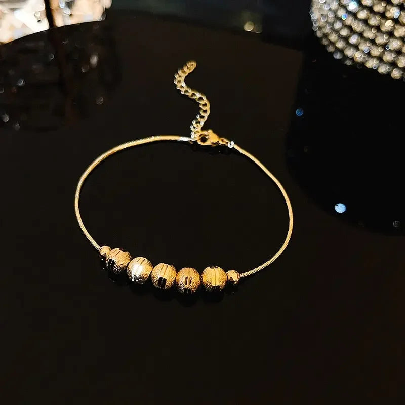 Luxurious Sparkling Adjustable Zircon Bracelets For Women New Gold Plated High Quality Bracelet Wedding Jewelry Birthday Gift