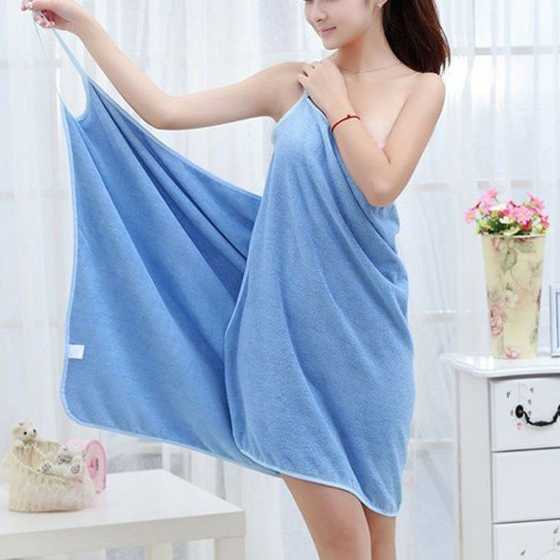 Home Textile Women Bath Towel Wearable Ladies Fast Drying Beach Spa Magical Towel Robes Dress