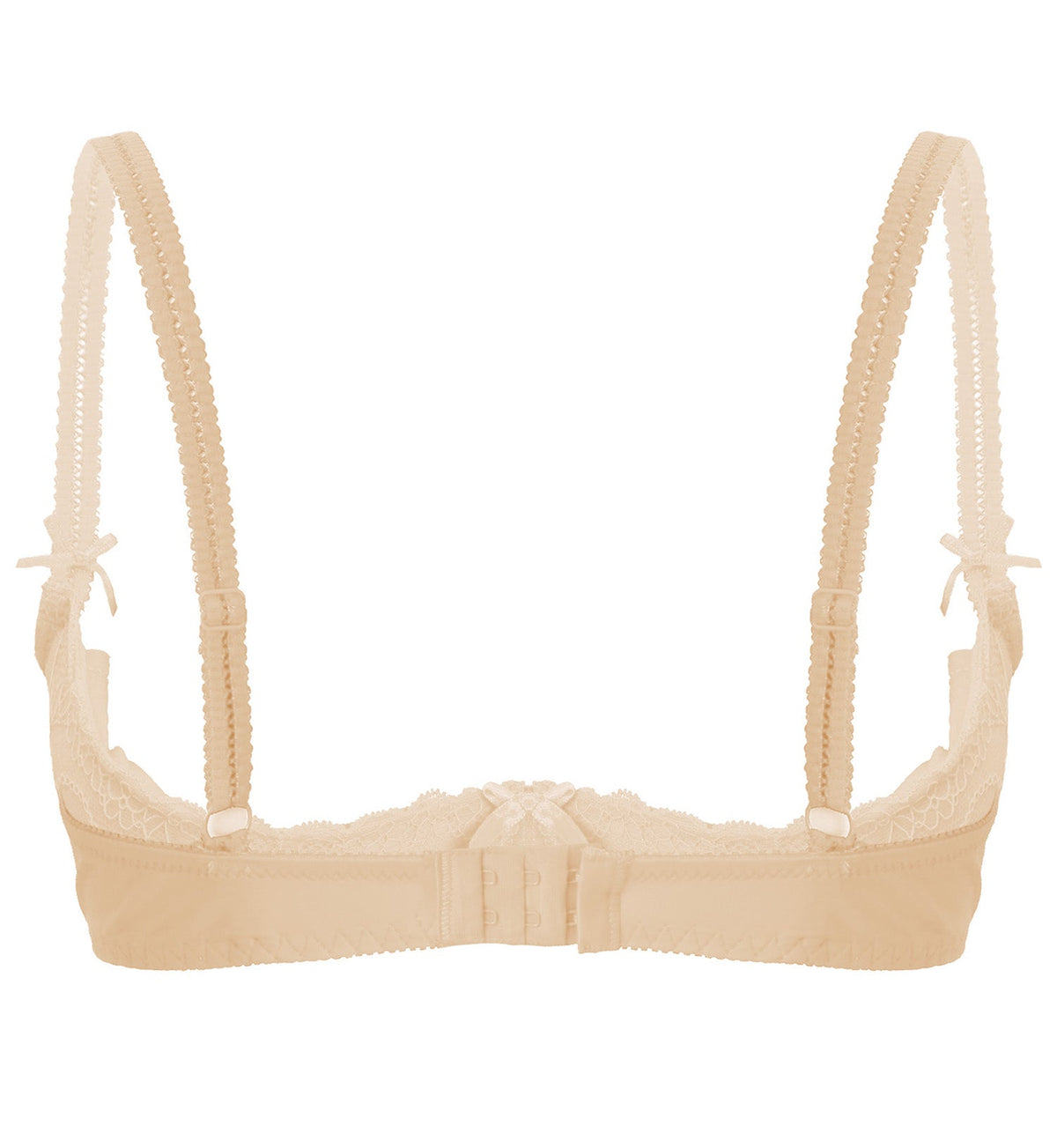 Lace Underwire Half-Cup Push-Up Bra
