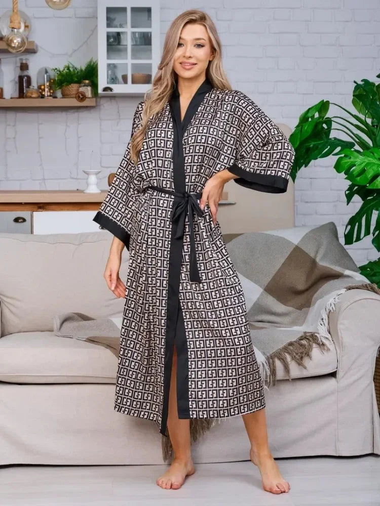 Gigi Ice Silk Designer Robe LUXLIFE BRANDS