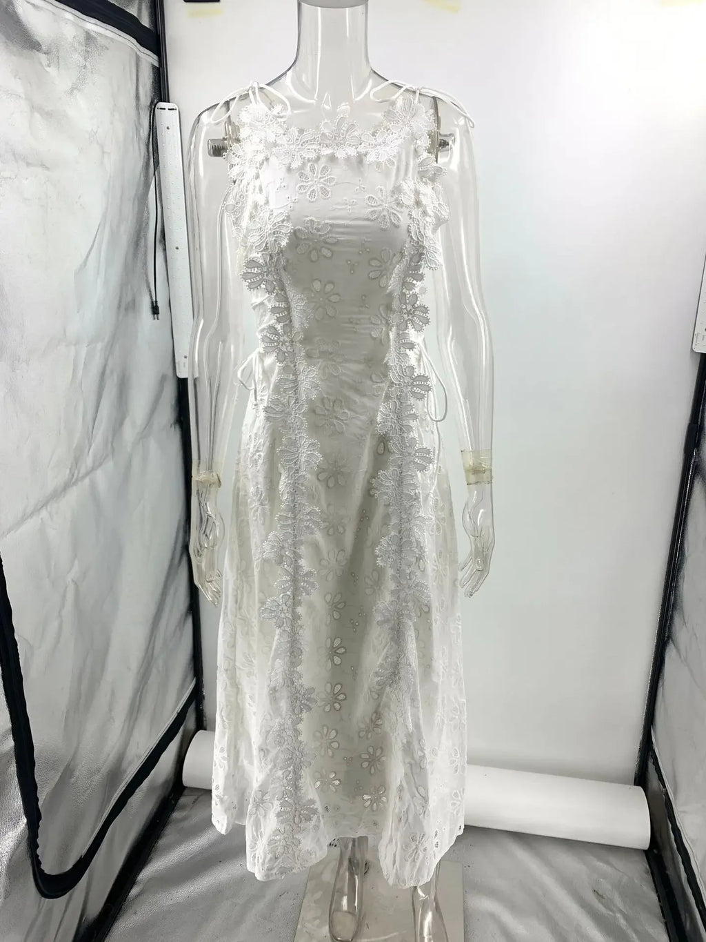 Lilly Lace Embroidered Sun Dress