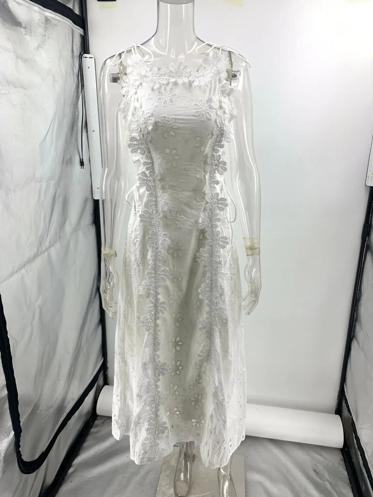 Lilly Lace Embroidered Sun Dress