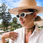 SORVINO 2025 Small Oval Women's Retro Brand Designer Glasses Outdoor Fashion Travel Goggles UV400 Men's and Women's Sunglasses Luxlife Brands