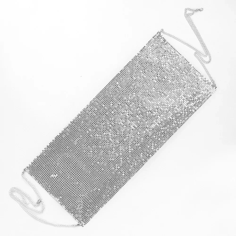 Women’s Metal Textured Bralette Camisole LUXLIFE BRANDS