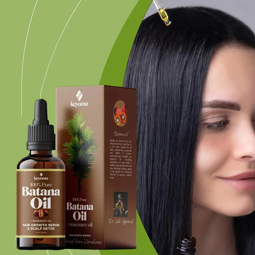 Batana Rosemary Mint Scalp Hair Strengthening Oil