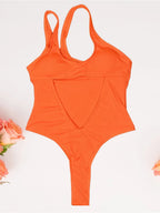 Cut Out Bathing Suit One Piece Swimsuit Sexy Monokini Thong Swimwear Woman 2025 New Bodysuit Swim Bathers Beachwear Maillot Luxlife Brands