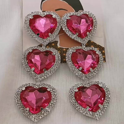 Barbie Heart Shaped Pendant Earrings for Women