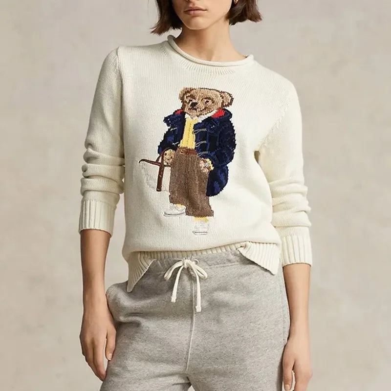 Preppy Bear Sweater LUXLIFE BRANDS