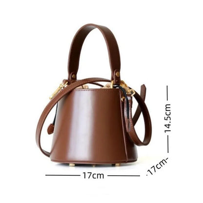 Jamhoo Leather Bucket Crossbody Bags For Women 2023 New Luxury Handbags Fashion Brand Designer Small Ladies Shoulder Bag Trend LUXLIFE BRANDS