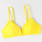 Hot Sale Of The Season New Pure Color Sexy Quick Dry Tight Bikini Swimwear for Holiday Hot Girl Cross-Border Bikini Set Women's Luxlife Brands