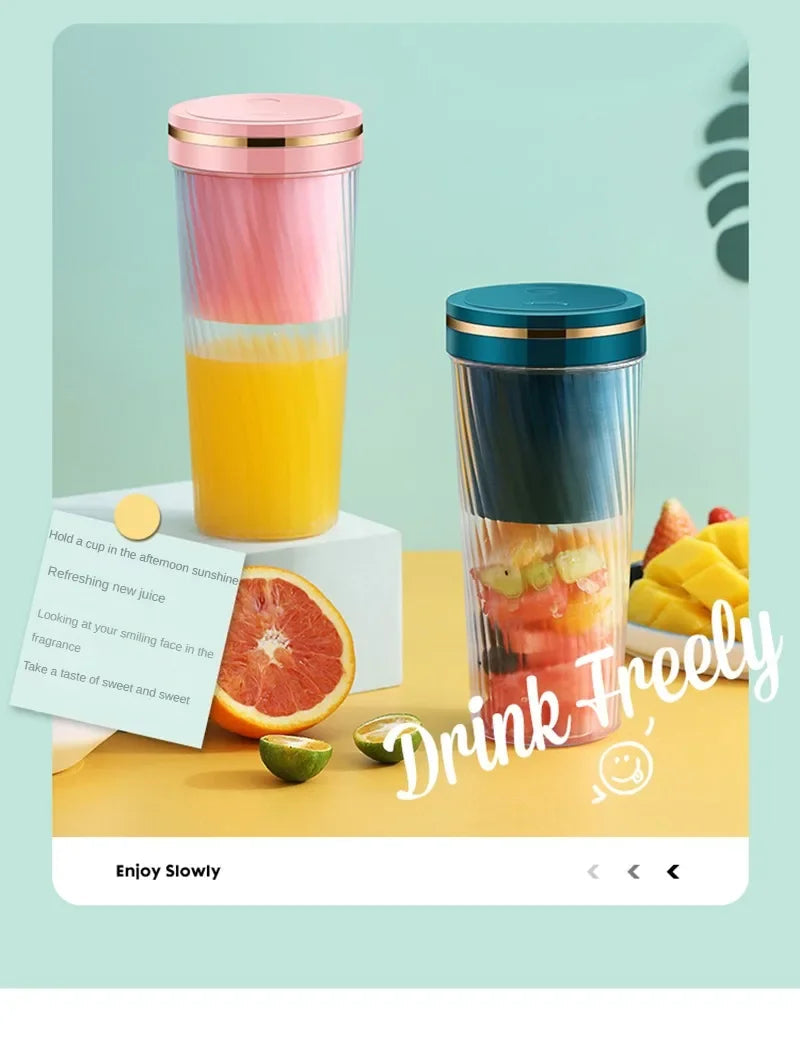 Tutti Fruity Travel Smoothie Blender With USB Luxlife Brands