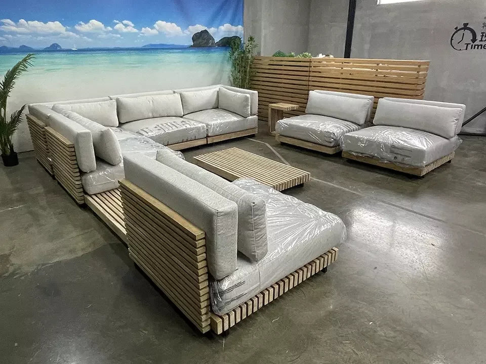 Garden Furniture Deep Seating Patio Set Sun Lounger Outdoor Furniture Daybed