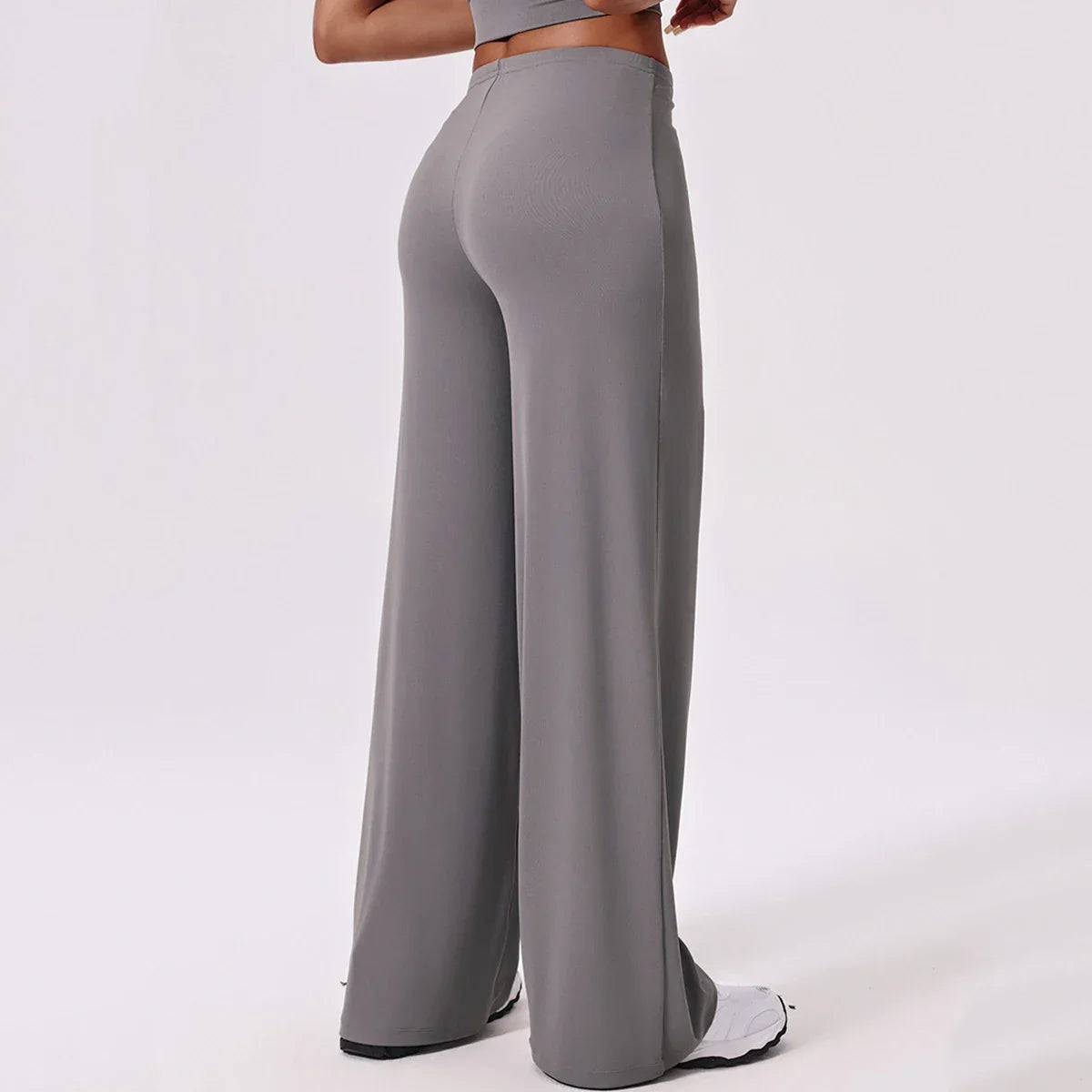 Ctenkevet-High Waist Wide-Leg Yoga Joggers for Women, Female Casual Tracksuit Bottoms, Straight Outdoor Baggy Sweatpants, Autumn Luxlife Brands