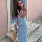 Sunset Crop Top And Maxi Long Skirt Luxlife Brands