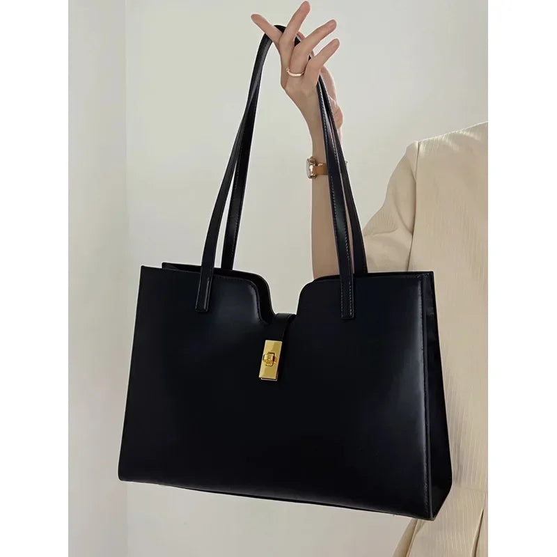 LUX Shopper Leather Shoulder Bag LUXLIFE BRANDS